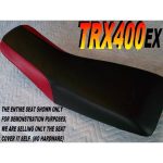 12-200-283C | TRX400EX seat cover for Honda TRX 400 EX TRX400 Black with Red sides |