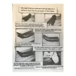 12-200-243B | VF1000F 1984 Seat Cover For Honda VF1000 Interceptor VF 1000 Black | - Image 4