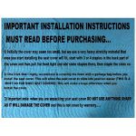 12-200-258 | New replacement Seat Cover Fits Polaris Sportsman 450 570 2014-2021 Black - Image 7