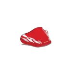 479-610-25 | Yamaha Flared Windshield Low Solid Red W/ White Diamonds |