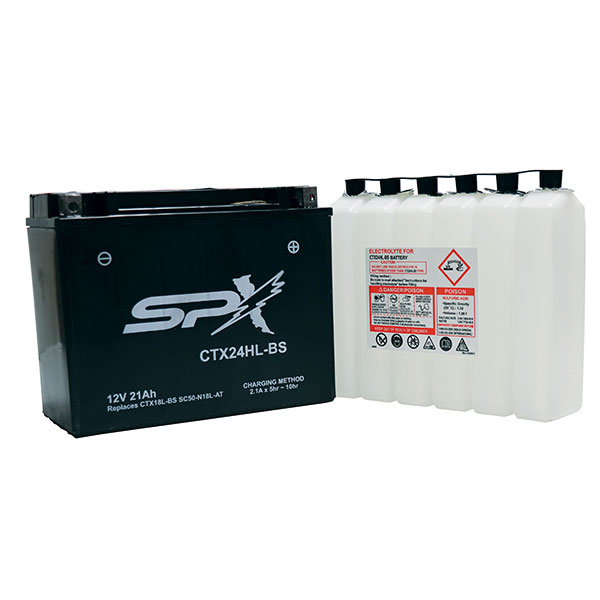 CTX24HL-BS | PARTS BATTERY w/Acid Pack