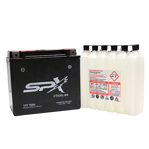 CTX20L-BS | PARTS BATTERY w/Acid Pack