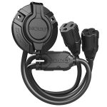 880-9267 | NOCO GCP2 AC PORT PLUG & DUAL 18" EXTENSION CORD