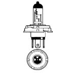 01-178-03 | Light Bulb, 12V 60W/55W H4 P45T Halogen