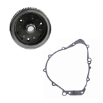 Improved Capped Flywheel + Ring Gear + Gasket for Yamaha YFM 600 Grizzly 1998-2001
