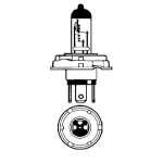 01-178-03 | Light Bulb, 12V 60W/55W H4 P45T Halogen