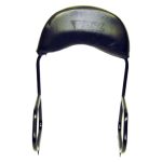 012-351 | 23-1/2 Black Fixed Backrest