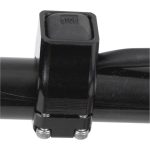 202270 | Billet Aluminum Momentary Kill Switch Push Button Black Anodized