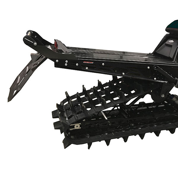 334-4220 | Rear Bumper Black Side Plate 163 Track