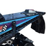 334-4430 | Carbon Fiber Rear Bumper Black Coated Rails