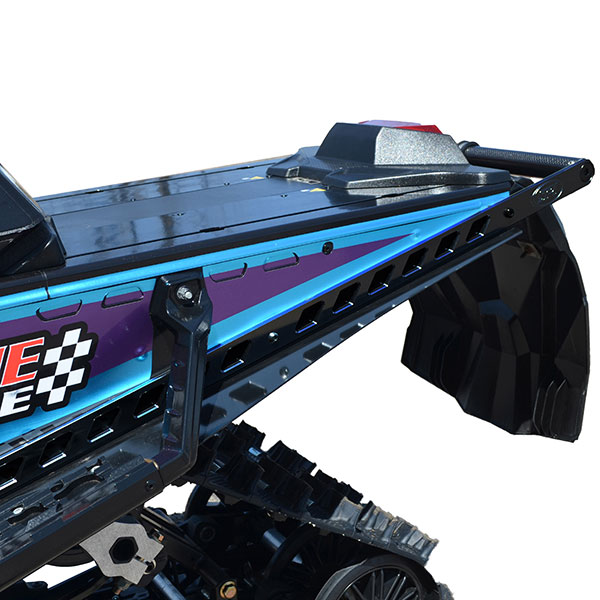 334-4430 | Carbon Fiber Rear Bumper Black Coated Rails