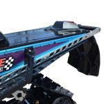 334-4438 | Carbon Fiber Rear Bumper Machined Aluminum Rails