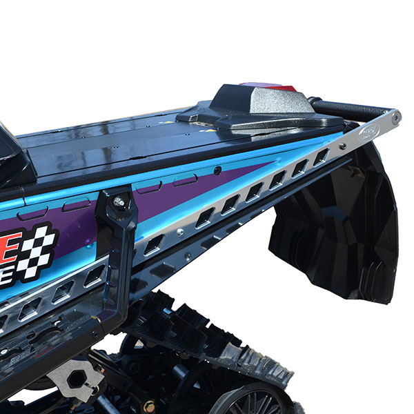 334-4438 | Carbon Fiber Rear Bumper Machined Aluminum Rails