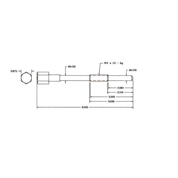 725-414 | Ski-doo Clutch Puller 14x1.5mm thread