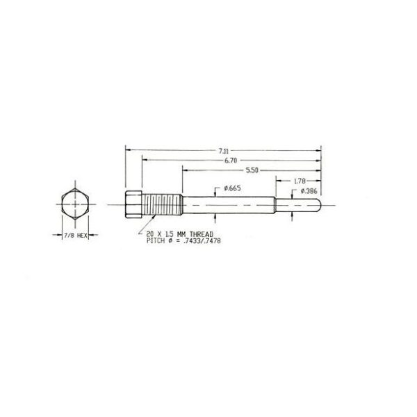 725-602 | Yamaha Clutch Puller 20mm x 1,5mm