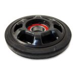 004-116-25 | Yamaha Black  Idler wheel with bearing without bushing. 25mm x 130mm