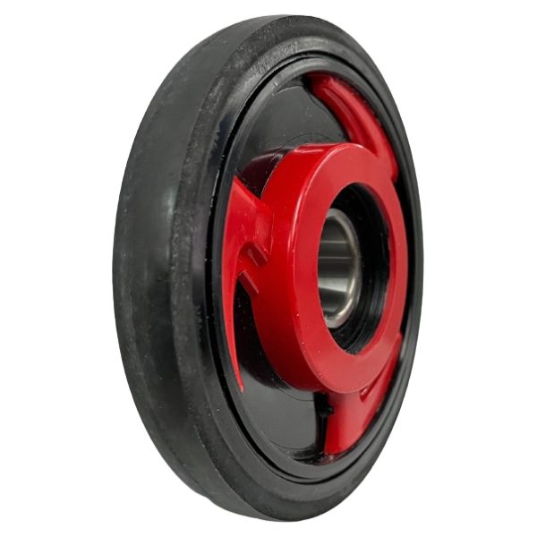 004-116-32R | Yamaha Red Idler wheel with bearing without bushing. 25mm x 130mm