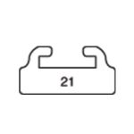 032-5400 | Black Ski-doo Slider Length 51.5 Profile 21