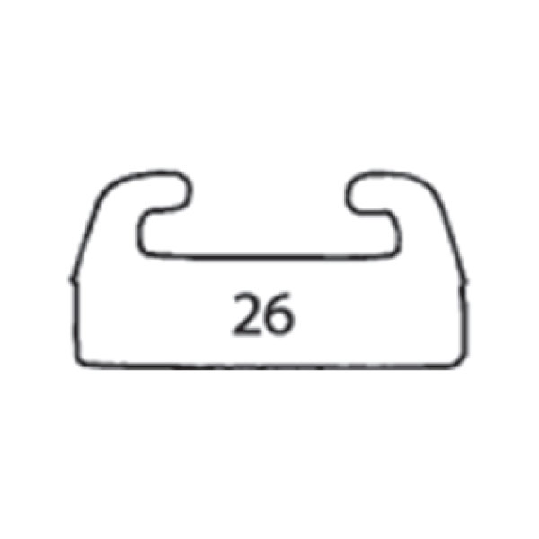 032-5750 032-5750 | Graphite Ski-doo Slider Length55 Profile 26 - Image 1