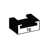 033-1400 | Black Yamaha Slider Length 52 Profile 16
