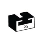 033-1650 | Graphite Yamaha Slider Length 50 Profile 20