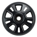 04-200-77 | Black Spoked Idler Wheel 7.1 O.D x .787 I.D x 6004 Bearing