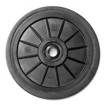 04-116-214 | Plain Black Idler Wheel 8 O.D x .75 I.D x 6205 Bearing