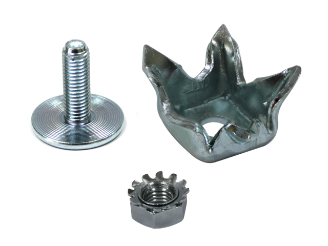 K14_14-112 14-112 | Track Claw 60 Piece Kit - 20X Square base stud with 3/4 Bite, 20X Nut, 20x Stud Bolt - Image 1
