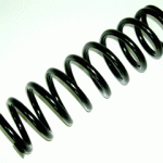04-295-02 | Shock Springs Black Coil Spring for Gas Shock Length: 9.65 (24.5cm), Rod Diameter: 0.335 (0.85cm), I.D: Top End - 1.97 (5.0 cm), Bottom - 1.97 (5.0 cm)