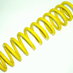 04-295-03 | Shock Springs Yellow Coil Spring for Gas Shock Length: 9.65 (24.5cm), Rod Diameter: 0.335 (0.85cm), I.D: Top End - 1.97 (5.0 cm), Bottom - 1.97 (5.0 cm)