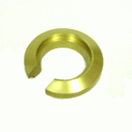 04-296-06 | Aluminum billet, Gold Anodized. Fits most Fox Shox with 1-1/2 Shock collar + 1-7/8 Springs
