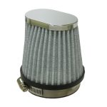 SM-07048 | 2.75 I.D. 40-44Mm Air Filter Oval Chrome End Cap