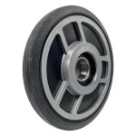 004-116-11S | Moto-Ski Silver 25mm X 155mm Plastic idler wheel with bearing