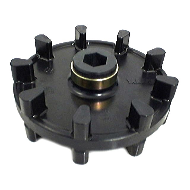art-915-1-full 004-108-21 | Yamaha sprocket. Pitch 2.52, 9 teeth, front, hole .950 + .010. Hexagonal axle - Image 1