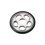04-116-96 | Aluminum Spoked Idler Wheel 5.125 O.D x 1.65 I.D x 6004 Bearing