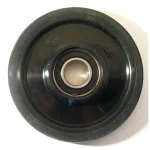 042-2620 | Idler Wheel Bombardier/Ski-doo Black 5.670 O.D x 0.984 I.D (Plastic/Rubber w/Bearing)