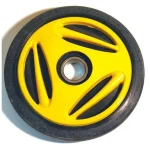 042-2707 | Idler Wheel Bombardier/Ski-doo Yellow 6.500 O.D x 0.984 I.D (Plastic/Rubber w/Bearing)