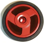 043-3601 | Idler Wheel Yamaha Red 7.000 O.D x 0.787 I.D (Plastic/Rubber w/Bearing)