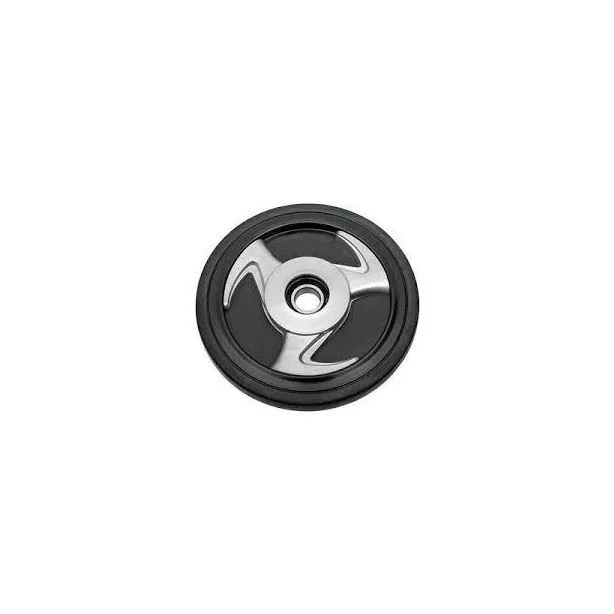 sftp_0_4_04043-3719.jpg 043-3719 | Idler Wheel Yamaha Silver 7.000 O.D x 0.787 I.D (Plastic/Rubber w/Bearing) - Image 1