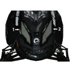 183-124 | 2013-18 Ski-Doo XS/XM Hood Vent Kit (2Pc)