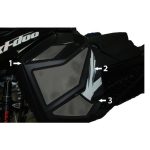 183-125 | 2013-18 Ski-Doo XM Clutch Side Panel Vent Kit (3Pc)