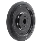 04-116-77 | Plain Black Idler Wheel 6.375 O.D x .75 I.D x 6205 Bearing