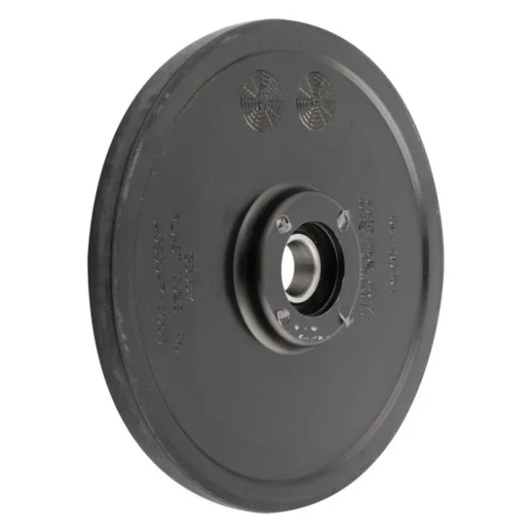 04-180-01 | Wheel Black 7.125=180mm - 6004 Bearing (Solid Wheel)