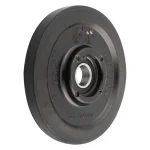 04-141-01 | Wheel -Black 141mm 6004 Bearing (Solid Plastic Wheel)
