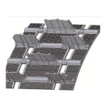 679-9430M | Track Challenger 2.5 lug x 16 x 154 Dimensions x 3.5 Pitch