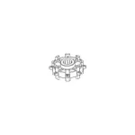 631-563 | No-Slip Sprocket size hex tooth  pitch 3.00