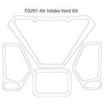 F0291 | Polaris XCR Race Sled Intake Vent Kit (4 Pcs) - '17-'18 XCR