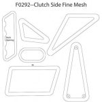 F0292 | Polaris XCR Race Sled Clutch Side Vent Kit (6 Pcs) - '17-'18 XCR