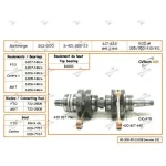 S4210023N | Crankshaft 617-643 L/C 91-92 W/ Japanese RG