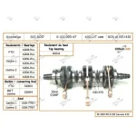 S4210047N | Crankshaft 600 L/C 95 Japanese Bearing